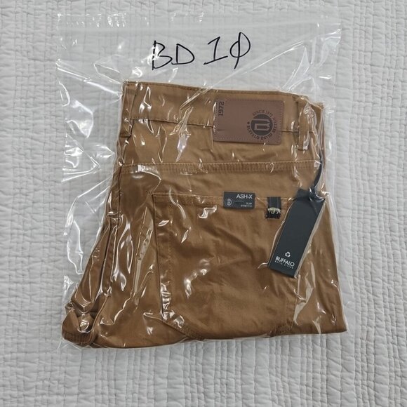 NEW Buffalo By David Bitton Ash-X Jeans Men's Size W32 L30 Brown Stretch Fit NWT - Picture 15 of 15
